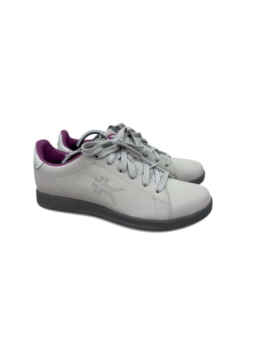 Kuru Roam Classic Court Leather Sneaker Perforated Side Lace Up Shoes Womens 9.5